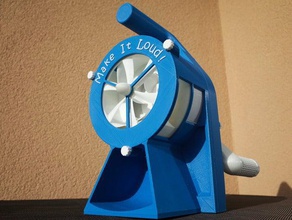 air raid siren manivela versão mecânico brinquedos de engenharia makeitloud ensino médio vapor haste tvy 3d print model - Mito3D