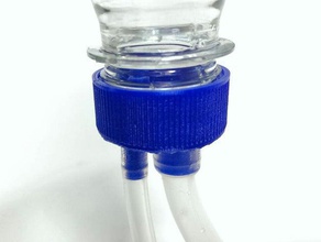 garrafa pet, tampa de 5mm 11mm tubo a cozinha jantar 3d print model - Mito3D