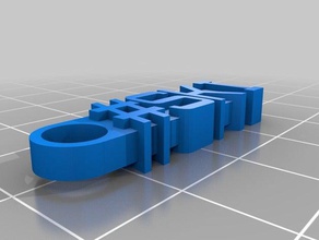 ski key chain organization customized 3d print model - Mito3D