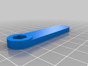il mio personalizzate chiave a brugola da 8mm mano strumenti 3d print model - Mito3D