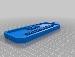 ezra de los hogares personalizado 3d print model - Mito3D