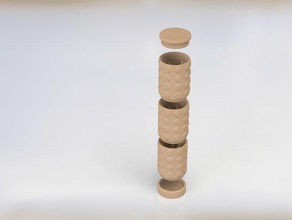 tactile rainstick toys games makeitloud 3d print model - Mito3D
