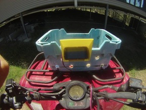 phone mount quad bike outdoor garden farm spray weeds 3d print model - Mito3D