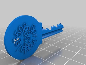 mi personalizados reino unido clave duplicadora de reemplazo partes 3d print model - Mito3D