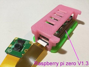 ahududu sıfır basit durum müdahalesi pi araçlar raspberry case 3d print model - Mito3D