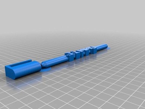 jimmy bic word pen office customized 3d print model - Mito3D