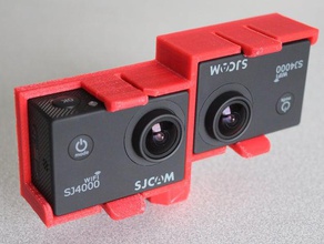 sj4000 stereo 3d holder camera 3d print model - Mito3D