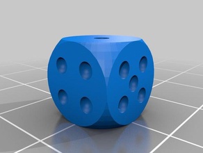 my customized die dice 3d print model - Mito3D