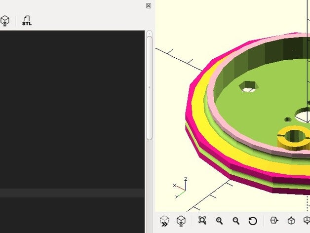 euglena bioréacteur couvercle v2 de la biologie customizer 3D print model - Mito3D