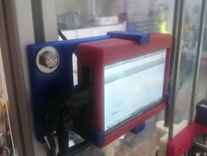 holder case waveshare 5inch hdmi lcd v2 pi 2 3d printer accessories 3d print model - Mito3D