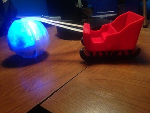 sphero pulled sleigh robotics 3d print model - Mito3D