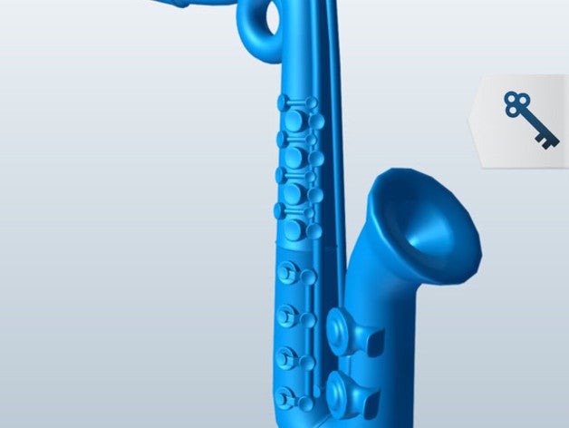 saxaphone fixed 3d printing 3D print model - Mito3D