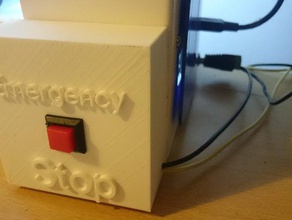 botón de parada emergencia printrbot jugar 3d la impresora accesorios 3d print model - Mito3D