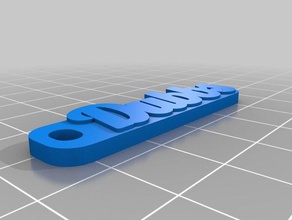 name tag back e1 keychains customized 3d print model - Mito3D