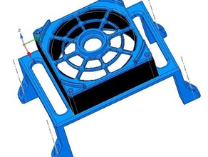 powersupply fan holder 3d printer accessories 3d print model - Mito3D