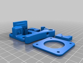 flexstruder überarbeitet direkte verbessert 3d Drucker Extruder direct-drive-extruder ninjaflex 3d print model - Mito3D