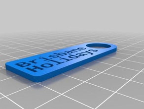 brisbane etiqueta organización personalizado 3d print model - Mito3D