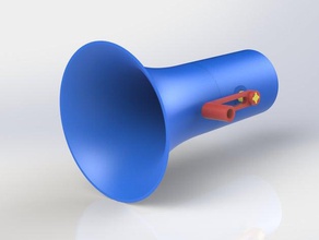 le bruit de blaster d'autres amplificateur corne makeitloud noisemaker son 3d print model - Mito3D