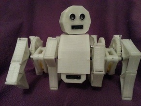 deca walkerbot la robótica motorreductor resplandor oscuro los robots strandbeest pie bot caminar robot 3d print model - Mito3D