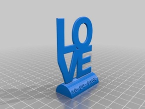 love statue 3d printing 3d print model - Mito3D