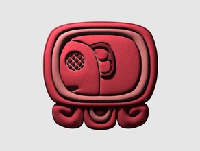 muluk Maya glyph heykeller 3d print model - Mito3D