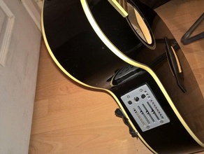 cubierta de electro-acústico la guitarra controles 3d impresión 3d print model - Mito3D