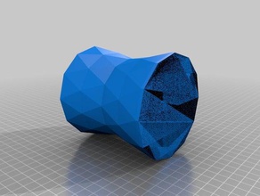 triangles pen pot office solidworks 3d print model - Mito3D