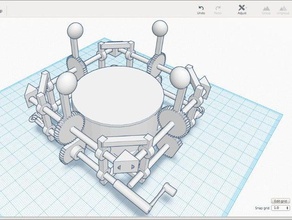 multi-mazo de manivela tambor 3d la impresión makeitloud 3d print model - Mito3D