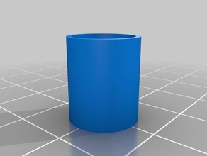 my customized tube cap diameter 12mm parts 3d print model - Mito3D