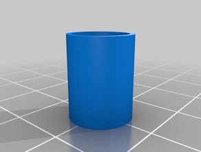 my customized tube cap diameter 11mm parts 3d print model - Mito3D