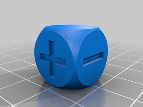 fate die fudge dice 3d printing 3d print model - Mito3D