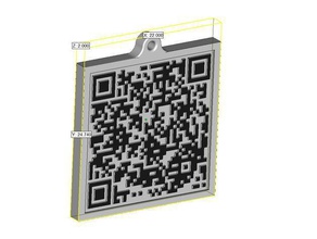 3d printable qr code signs logos 3d print model - Mito3D