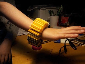modulare bracciale bracciali 3d print model - Mito3D