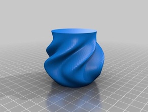 anoveds organique vase-myvers les conteneurs personnalisé 3d print model - Mito3D