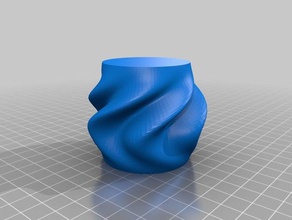 anoveds organique vase-myver2 les conteneurs personnalisé 3d print model - Mito3D