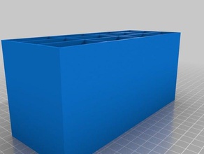 12 mini tiroirs organizasyon özelleştirilmiş 3d print model - Mito3D