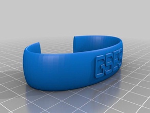 m long du bracelet les bracelets personnalisé 3d print model - Mito3D