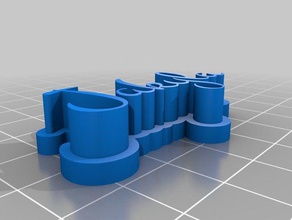 il mio 3d personalizzati targhetta sculture 3d print model - Mito3D