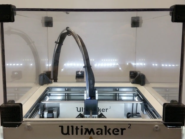 ultimaker 2 top custodia 3d la stampante accessori reprap ultimaker2 3d, aggiornamento um2 parti 3D print model - Mito3D