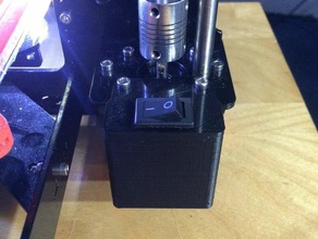 p3steel Schalter montieren 3d Drucker Teile led Licht prusa i3 reprap 3d print model - Mito3D