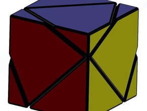 axe 2x2 rubiks cube extensions interactifs l'art 3d print model - Mito3D