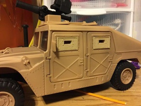 window armor panel pte humvee toys games 3d print model - Mito3D