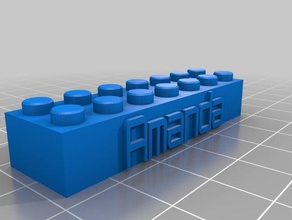 amanda construção brinquedos personalizado 3d print model - Mito3D