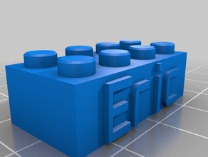 lego blocco di eric costruzione i giocattoli personalizzato 3d print model - Mito3D