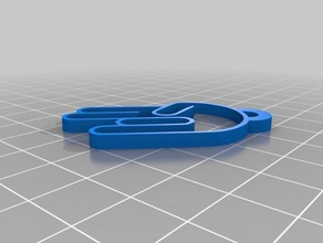 update shocker hand thin now keychain version 3d printing 3d print model - Mito3D