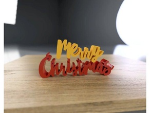 natal letras de blocos decoração enfeite feliz navidad noel merry northern soul paz tipografia 3d print model - Mito3D