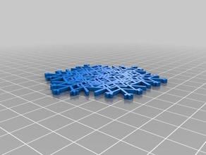 snowflake machine v23 interactive art customized 3d print model - Mito3D