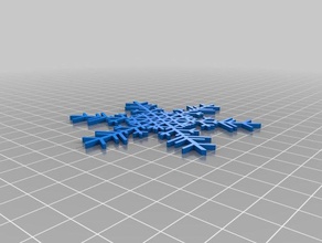 fiocco di neve macchina v19 interattiva art personalizzato 3d print model - Mito3D