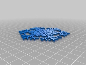 snowflake machine v20 interactive art customized 3d print model - Mito3D