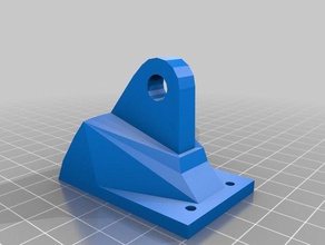 inmoov bicep servo holder turnigy&trade mg959 robotics 3d print model - Mito3D